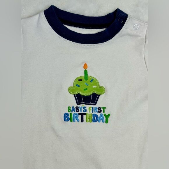 Baby Boy First Birthday Romper -12 month - Picture 1 of 9